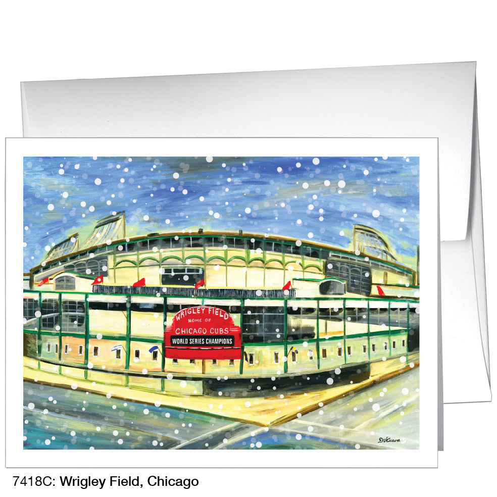 Wrigley Field Stadium Sticker (Set of 2)