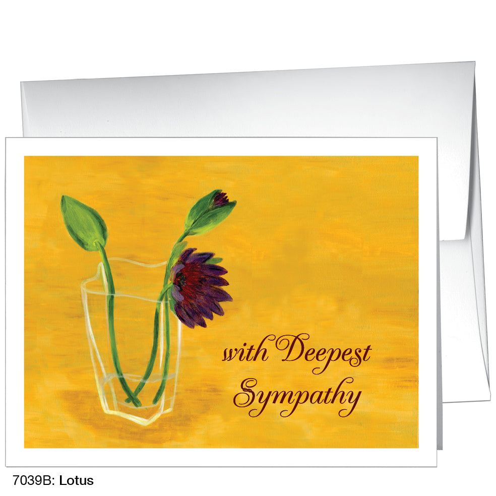 Lotus, Greeting Card (7039B)