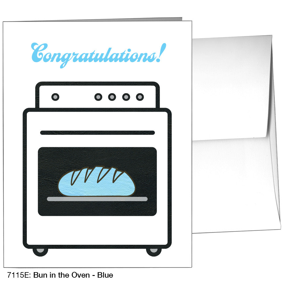 Bun In The Oven, Greeting Card (7115E)