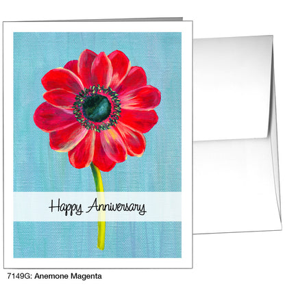 Anemone Magenta, Greeting Card (7149G)