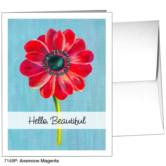 Anemone Magenta, Greeting Card (7149P)