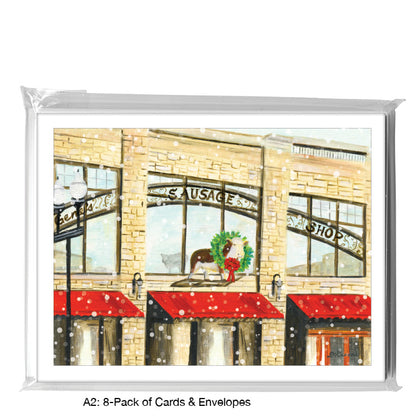 Gene's Sausage Shop, Chicago, Greeting Card (7236A)