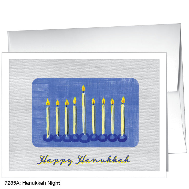 Hanukkah Night, Greeting Card (7285A)