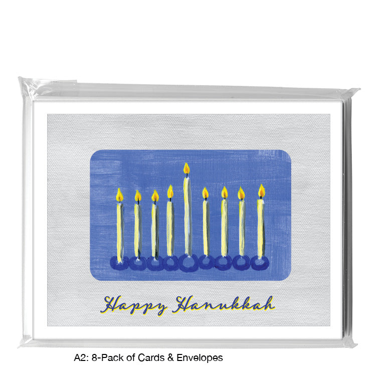 Hanukkah Night, Greeting Card (7285A)