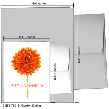 Garden Dahlia, Greeting Card (7301B)