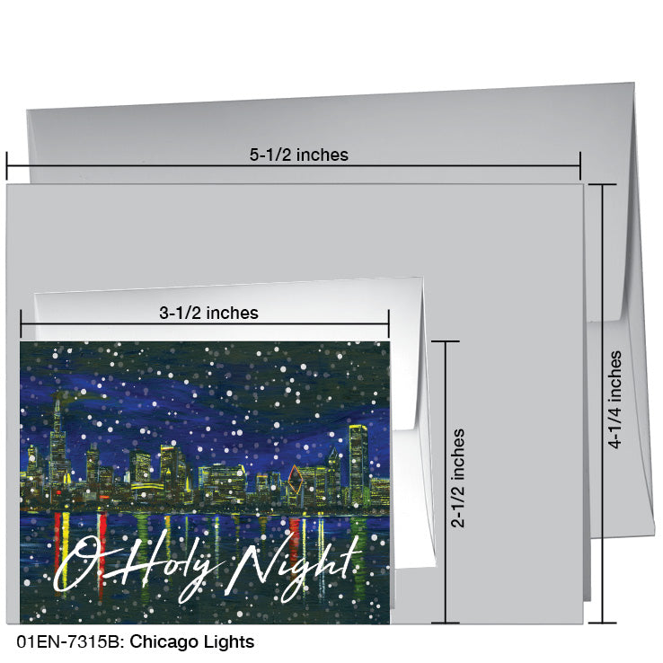 Chicago Lights, Greeting Card (7315B)