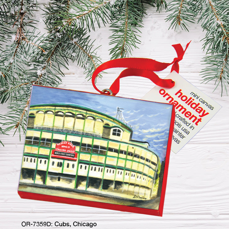 Cubs, Chicago, Ornament (OR-7359D)