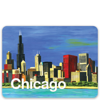 Lakefront, Chicago, Sticker (7379-C)