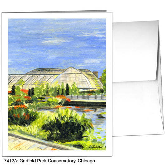 Garfield Park Conservatory, Chicago, Greeting Card (7412A)