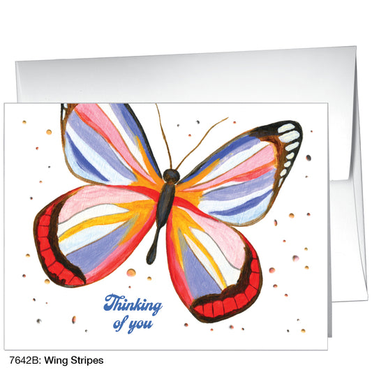 Wing Stripes, Greeting Card (7642B)