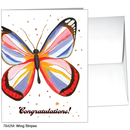 Wing Stripes, Greeting Card (7642M)