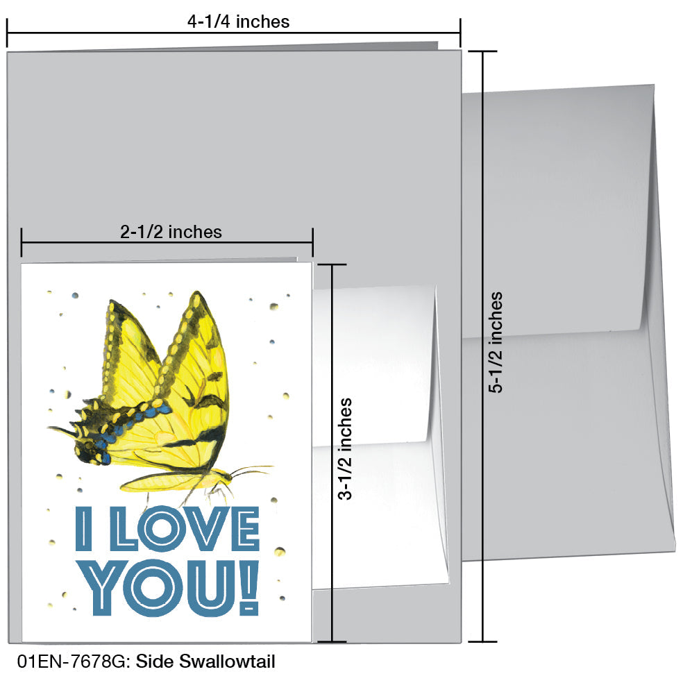 Side Swallowtail, Greeting Card (7678G)