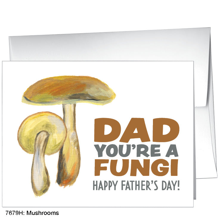 Mushrooms, Greeting Card (7679H)