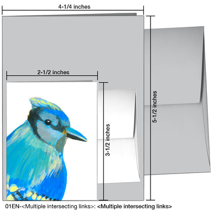 Blue Jay, Greeting Card (7694D)