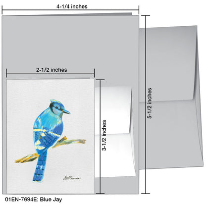 Blue Jay, Greeting Card (7694E)