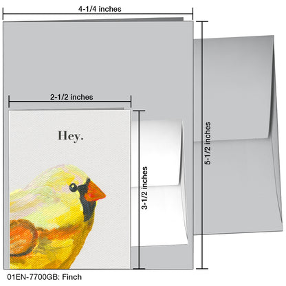 Finch, Greeting Card (7700GB)