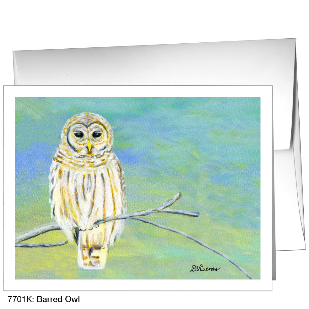 Barred Owl, Greeting Card (7701K)