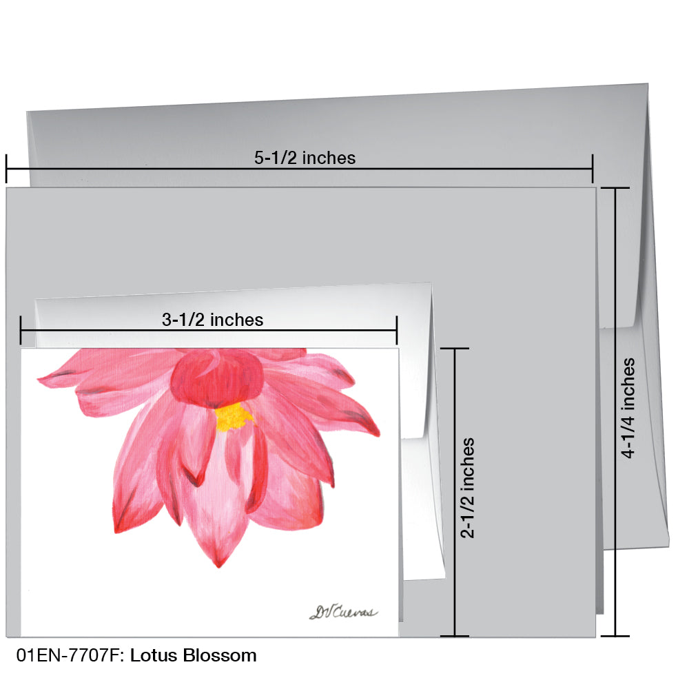 Lotus Blossom, Greeting Card (7707F)