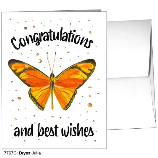 Dryas Julia, Greeting Card (7767C)