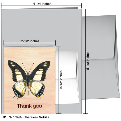 Charaxes Nobilis, Greeting Card (7769A)