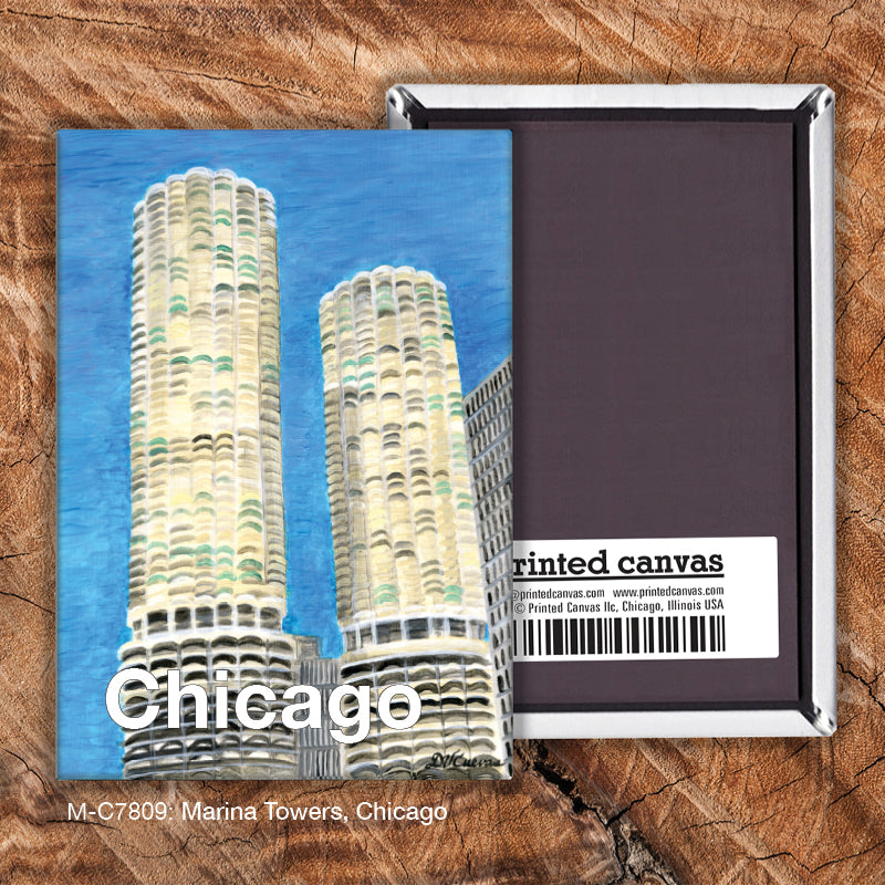 Marina Towers, Chicago, Magnet (7809)