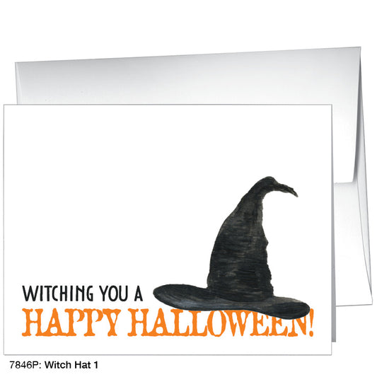 Witch Hat 1, Greeting Card (7846P)