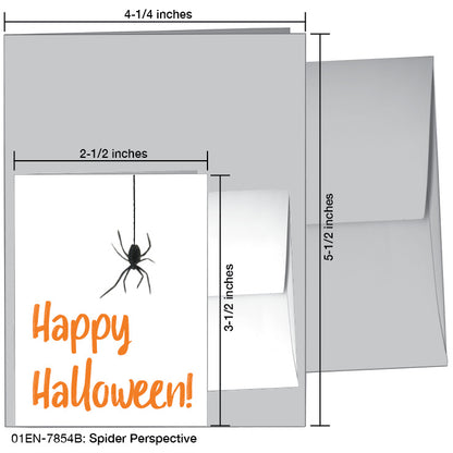 Spider Perspective, Greeting Card (7854B)