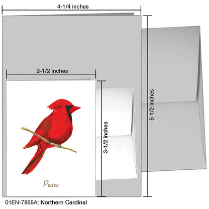 Northern Cardinal, Greeting Card (7865A)