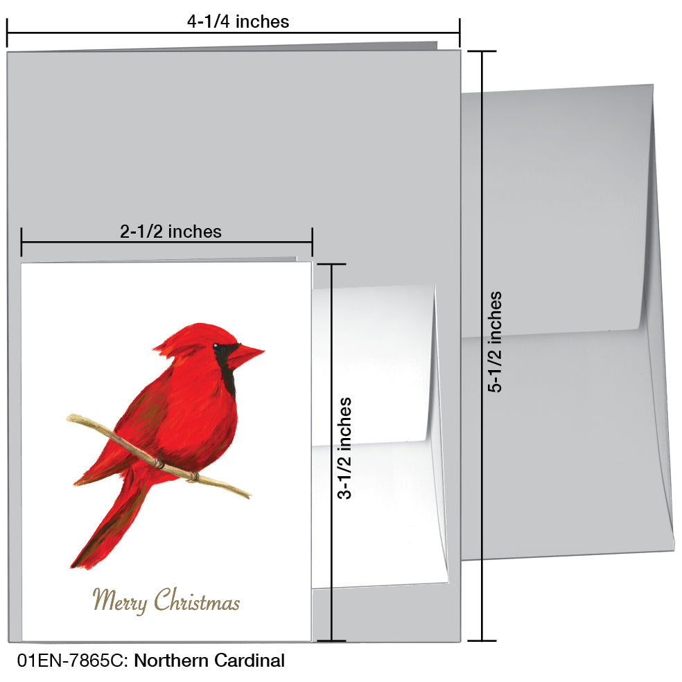 Northern Cardinal, Greeting Card (7865C)