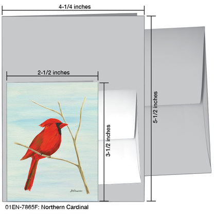 Northern Cardinal, Greeting Card (7865F)