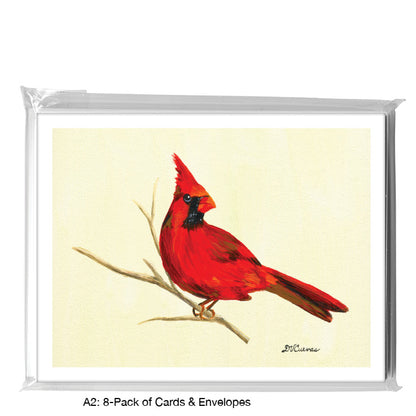 Male Cardinal, Greeting Card (7866B)