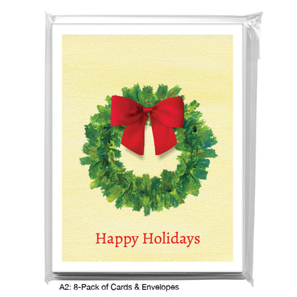 Green Wreath, Greeting Card (7914K)