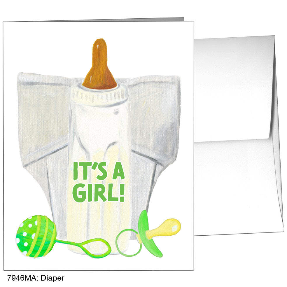 Diaper, Greeting Card (7946MA)