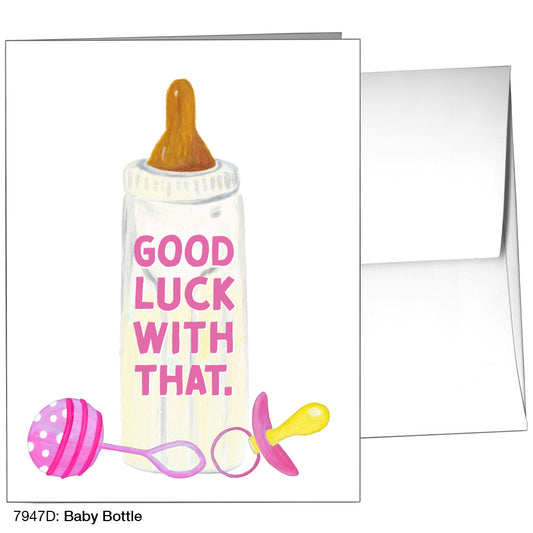 Baby Bottle, Greeting Card (7947D)