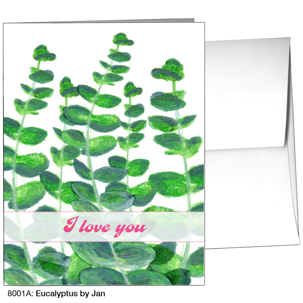 Eucalyptus By Jan, Greeting Card (8001A)