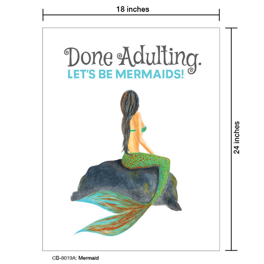 Mermaid, Card Board (8019A)