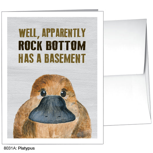 Platypus, Greeting Card (8031A)