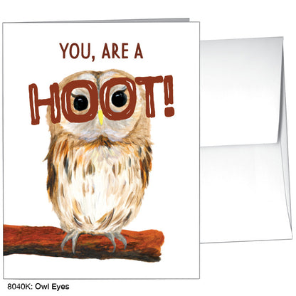 Owl Eyes, Greeting Card (8040K)