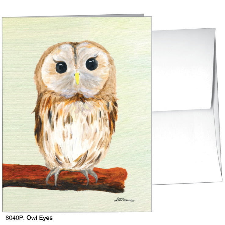 Owl Eyes, Greeting Card (8040P)