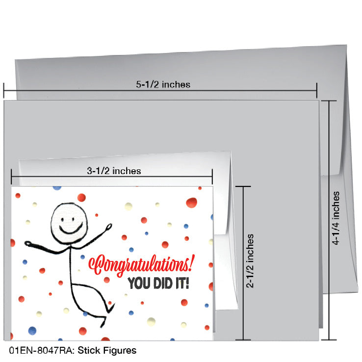 Stick Figures, Greeting Card (8047RA)