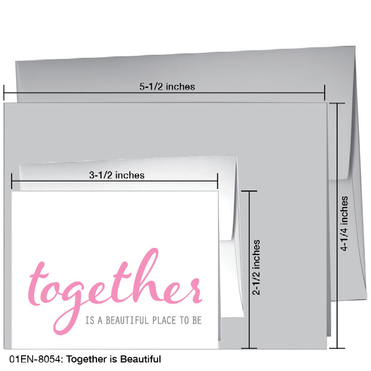 Together is Beautiful, Greeting Card (8054)