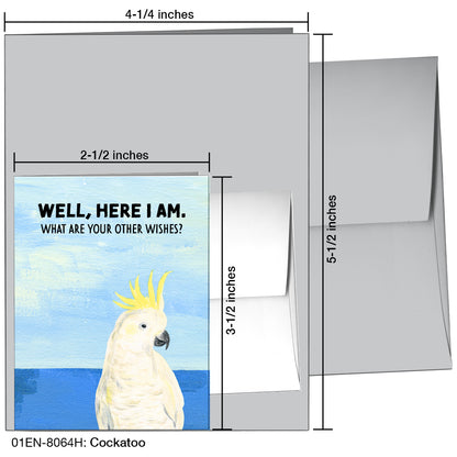 Cockatoo, Greeting Card (8064H)