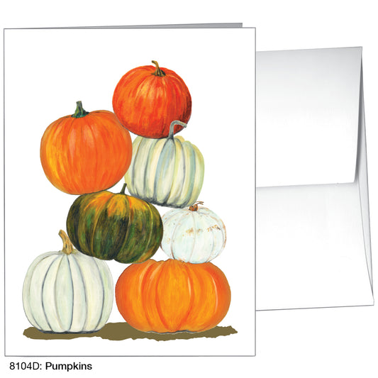 Pumpkins, Greeting Card (8104D)