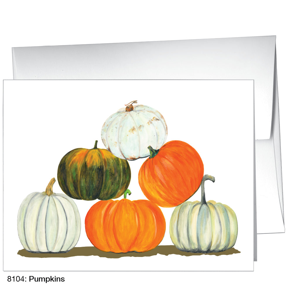 Pumpkins, Greeting Card (8104)