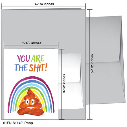 Poop, Greeting Card (8114F)