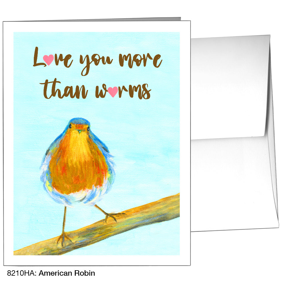 American Robin, Greeting Card (8210HA)