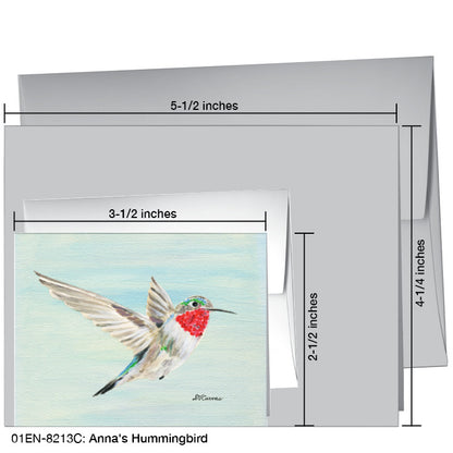 Anna's Hummingbird, Greeting Card (8213C)