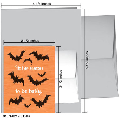 Bats, Greeting Card (8217F)