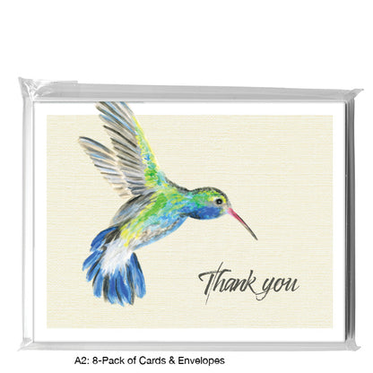 Broad-Billed Hummingbird, Greeting Card (8225A)