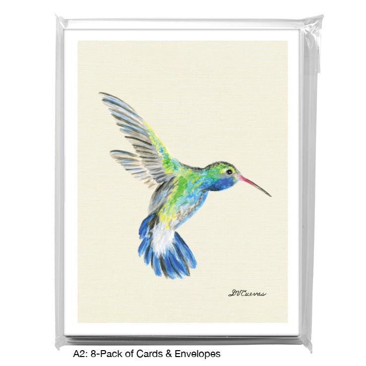 Broad-Billed Hummingbird, Greeting Card (8225B)